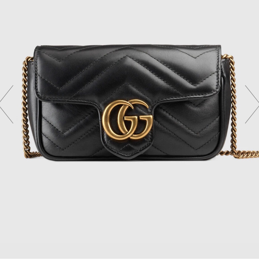 GG Marmont matelassé leather super mini bag